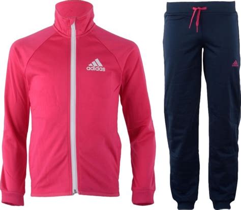 adidas trainingspak meisje blauw|adidas kinder trainingspak.